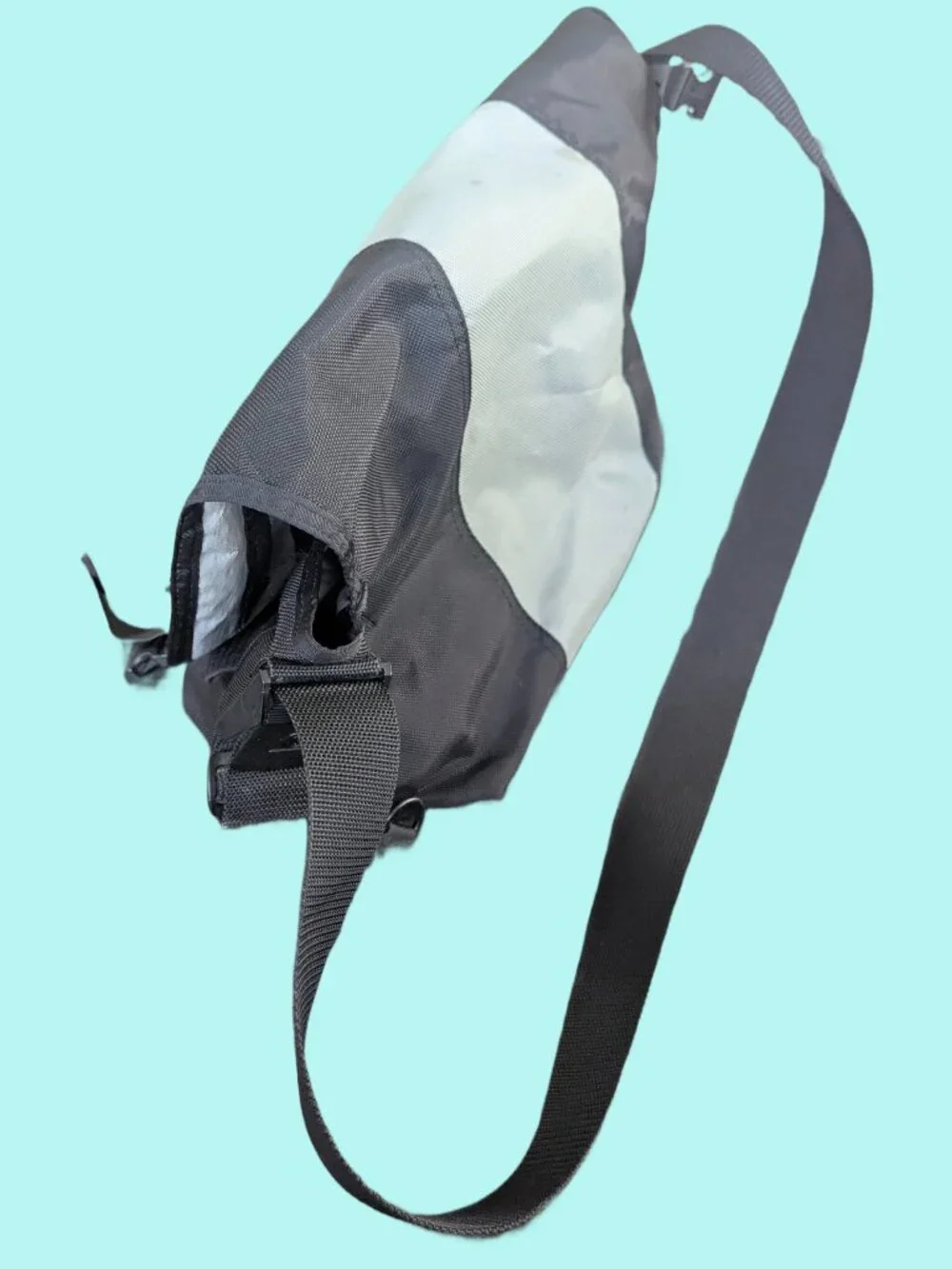 Timbuk2 Black and Gray Messenger Bag with Adjustable Shoulder strap